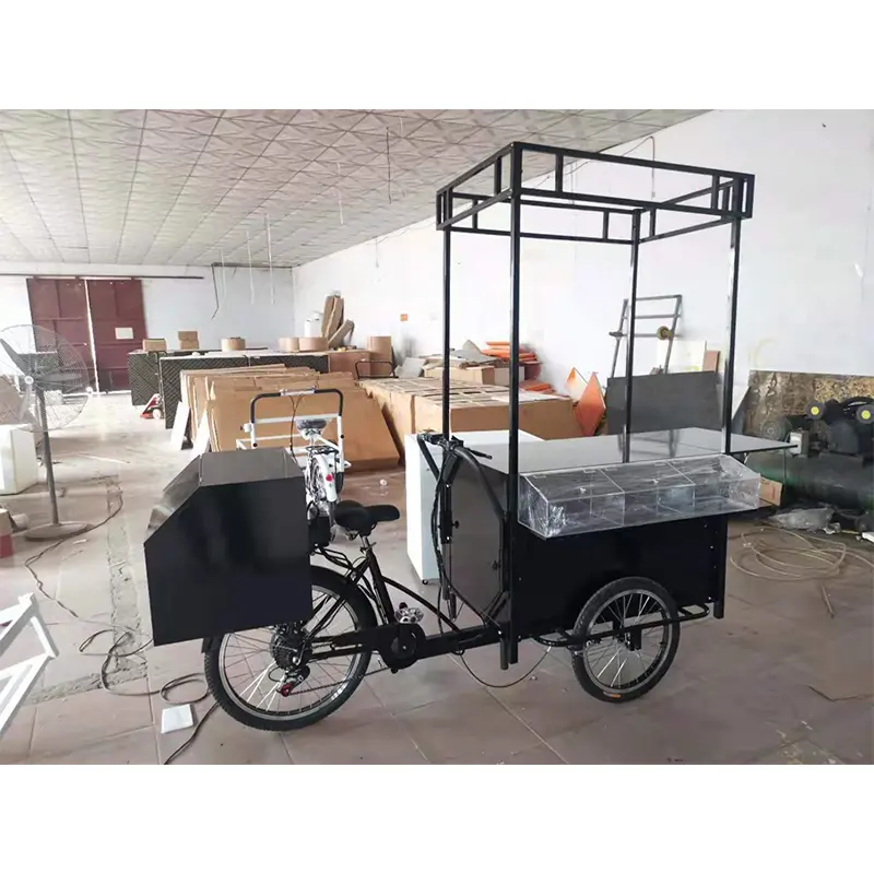 Elektrinis „Cargo Street Snack Food“ dviratis
